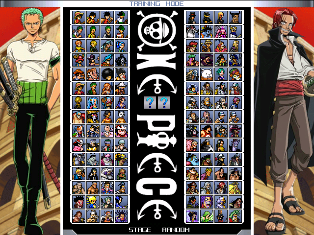 mugen characters one piece